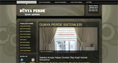 Desktop Screenshot of dunyaperde.com
