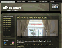 Tablet Screenshot of dunyaperde.com